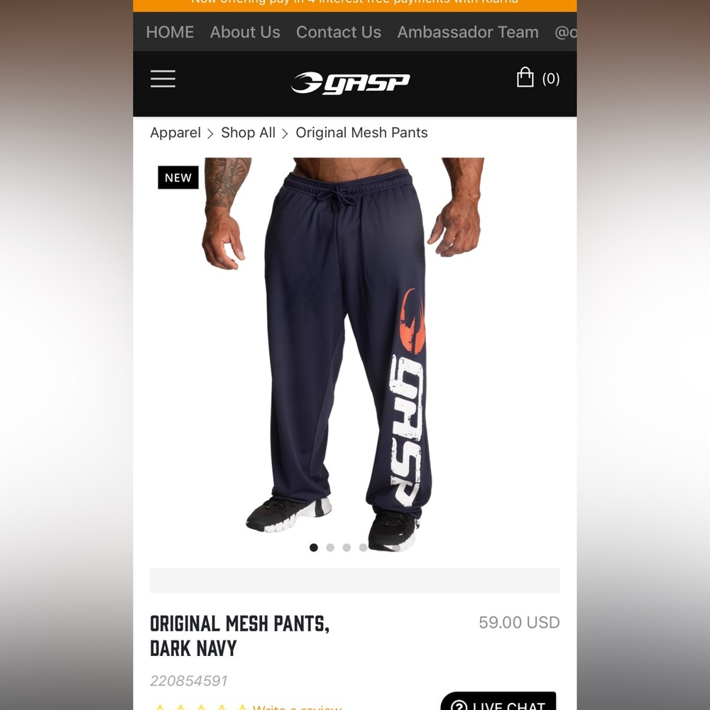 COPY - Gasp powerlifting mess sweatpants
